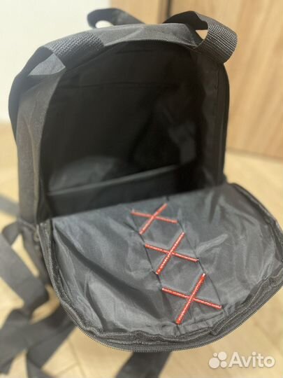 Рюкзак с лентами hikikomori kai вышивка