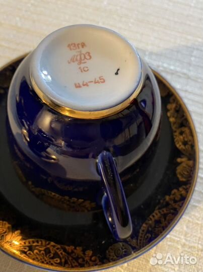 Набор чашек с блюдцами 4 пары