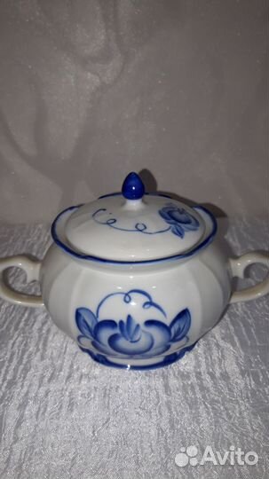 Кофейный сервиз Гжель