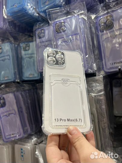 Чехол с кармашком (картхолдер) для iPhone