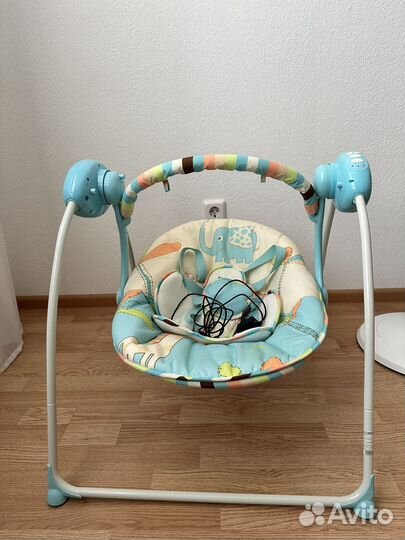 Детские электронные качели для новорожденных