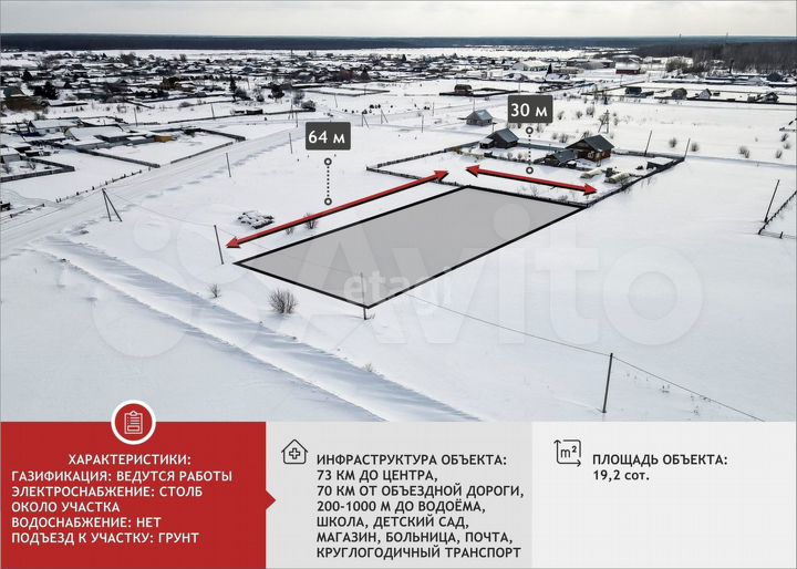 Участок 19,2 сот. (ИЖС)