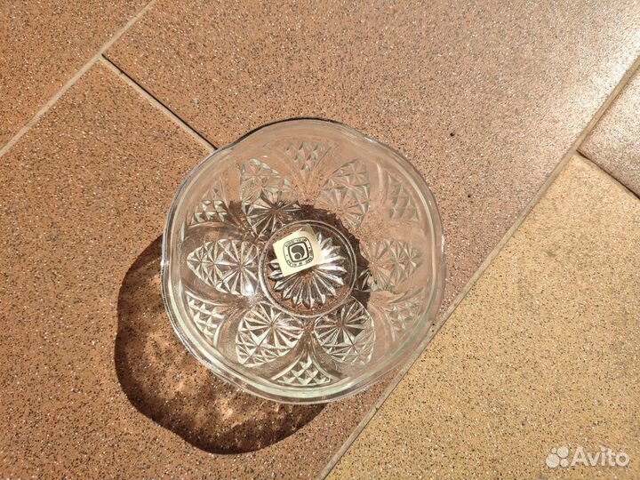 Салатник Салатница Конфетница хрусталь СССР