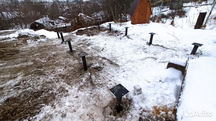 Винтовые сваи / Фундамент для дома под ключ