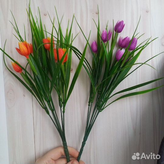 Большой ассортимент искусственных цветов