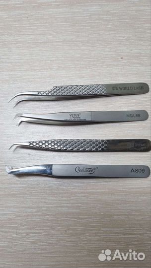 Пинцет для наращивания ресниц