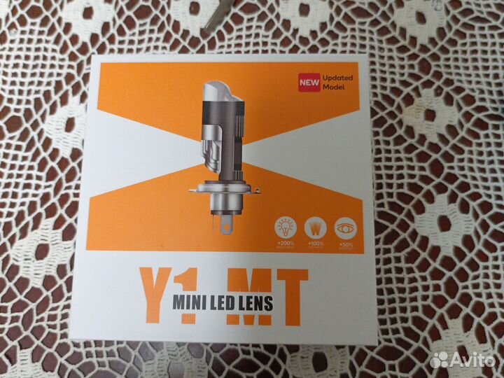 Светодиодные лампы LED h4 с линзой