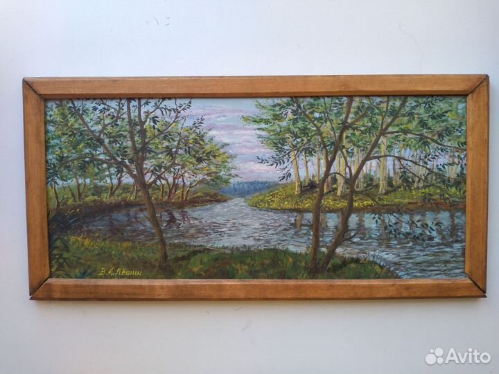 Картина маслом на фанерке