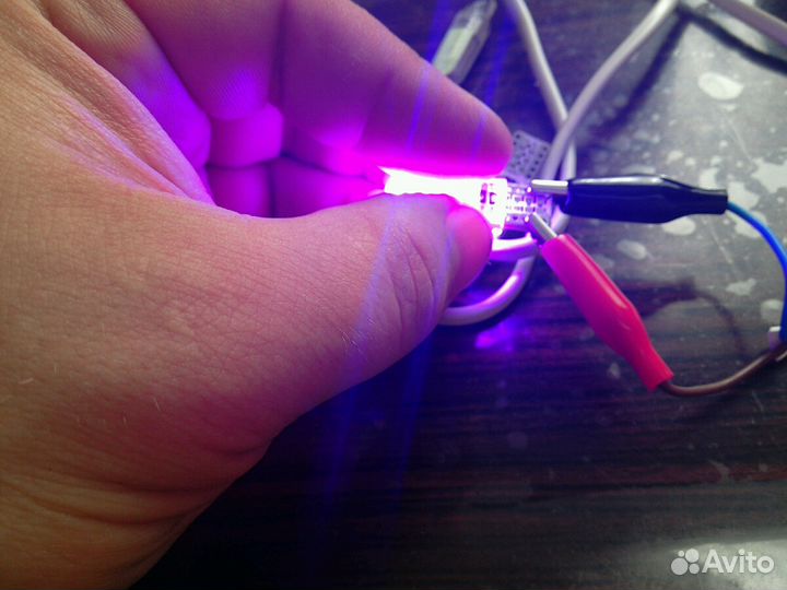 Светодиод селикогель яркий 12 ударопрочный