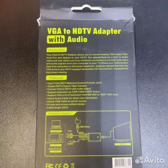 Конвертер VGA-hdmi