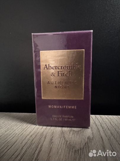 Abercrombie fitch authentic night women 50 мл