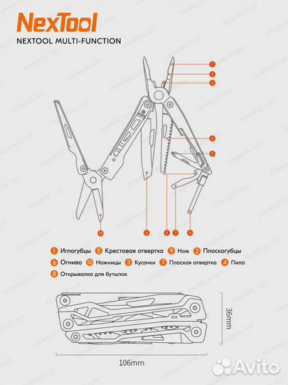 Мультитул Xiaomi NexTool