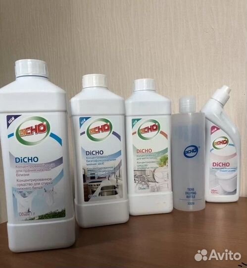 Концентрированное средство для мытья посуды dicho