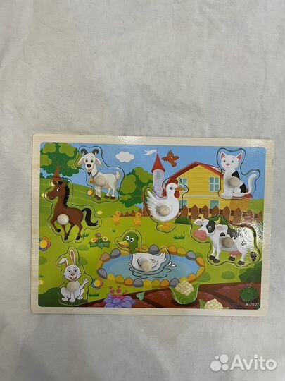 Развивающие деревянные игрушки пакетом