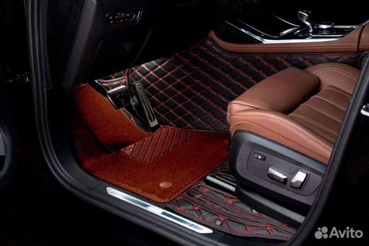 3D Коврики Range Rover Салон Багажник из Экокожи