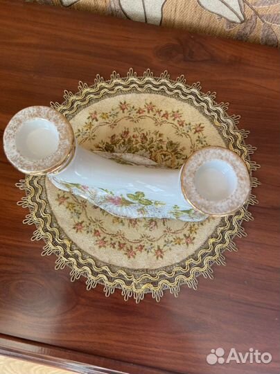 Подсфечник фарфор Польша 80 годы