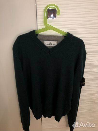 Stone island свитшот зеленый