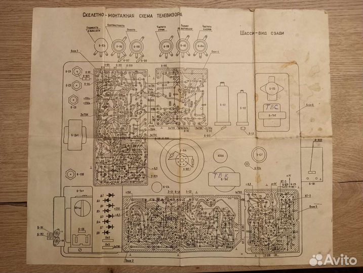 Принципиальные схемы телевизоров