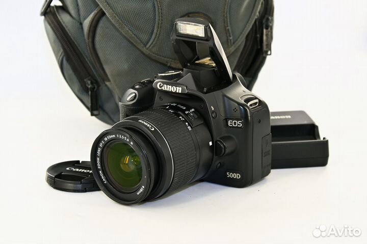 Canon EOS 500D/T1i 15.1MP зеркалка Kit 18-55