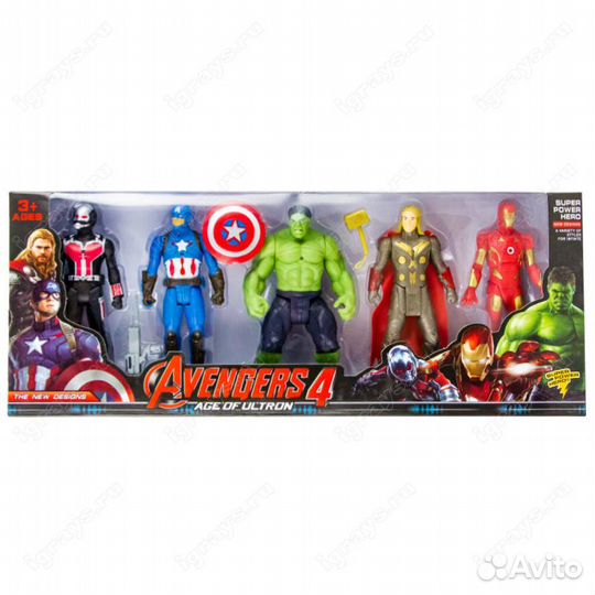 Фигурки супер героев 6 в 1