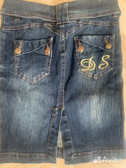 Джинсовая юбка