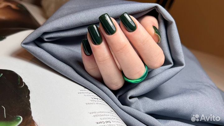 Маникюр укрепление гель лак