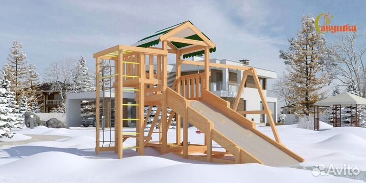 Детская игровая площадка с доставкой для улицы