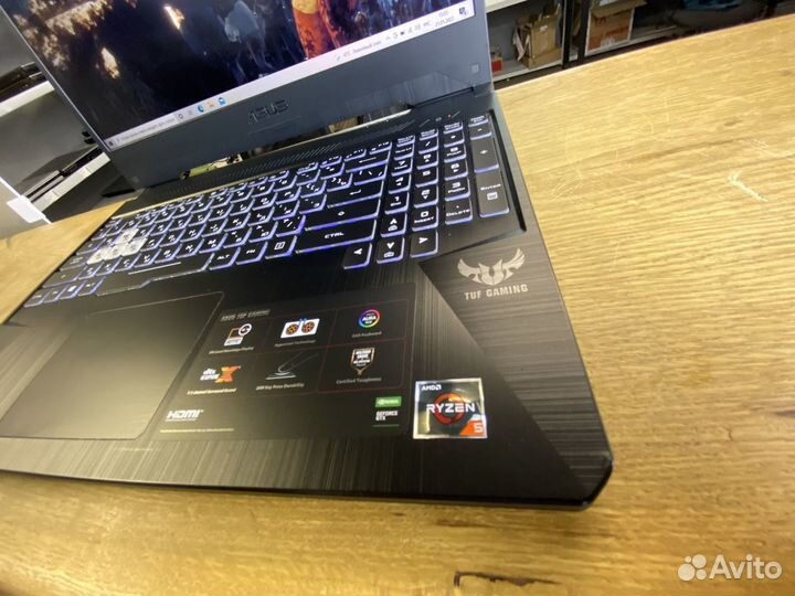 Ноутбук acus TUF FX505 GTX 1660TI