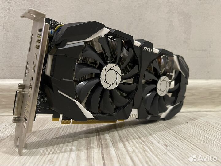 Видеокарта MSI GT OC GTX1060 5GB