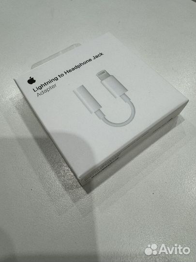 Переходник Apple lighting - 3,5 mini jack оригинал