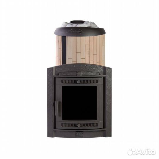 Печь Для Бани Атмосфера XL+ ктт ламели «Окаменевше