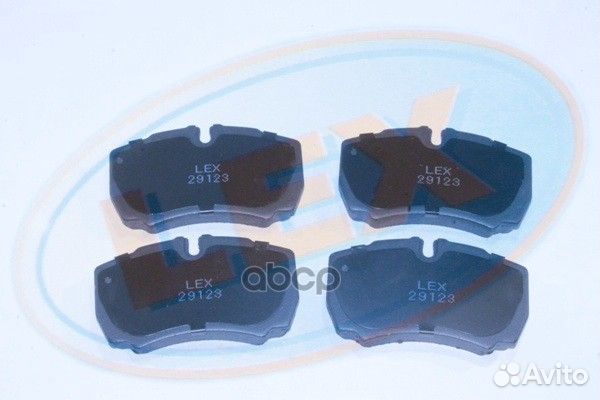 Колодки тормозные 29123 Lex