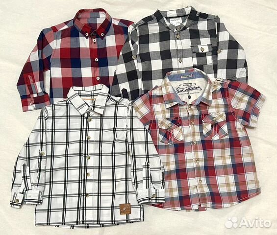 Рубашки для мальчика, 80-86