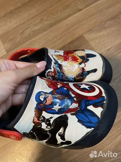 Детские crocs Avengers Мстители оригинал