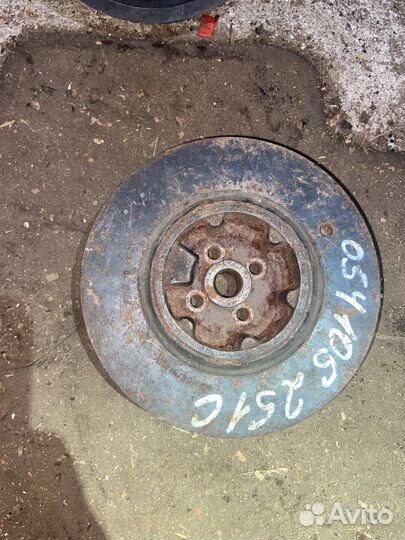 Шкив коленвала ауди 100