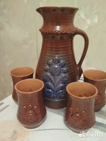 Керамика винтаж,горшочки,тарелки,чайники