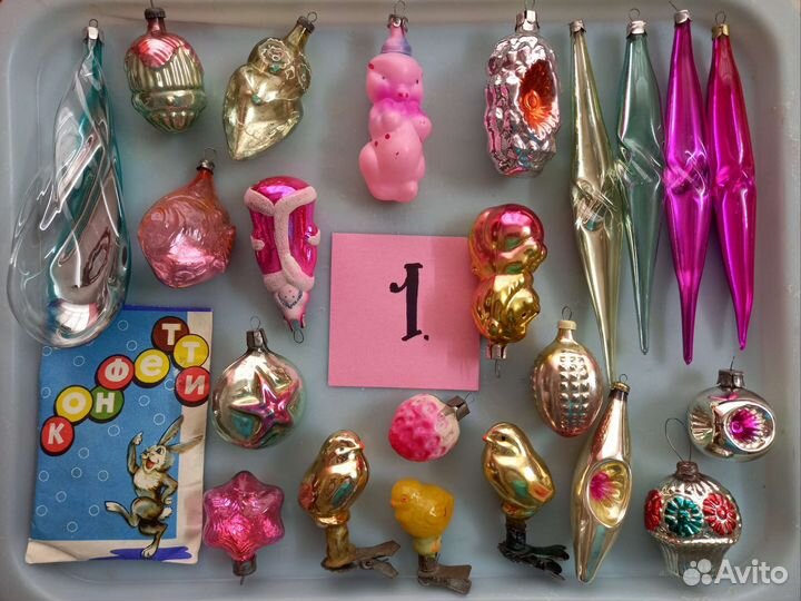 Елочные игрушки СССР