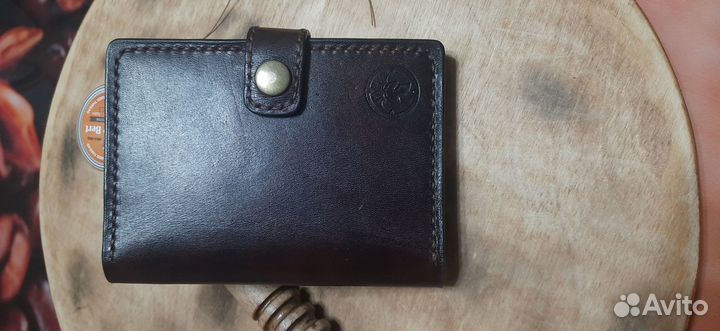 Кошелек кожанный мужской ручной работы