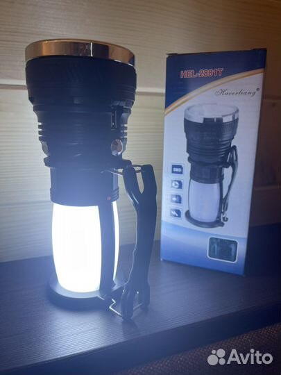 Фонарик светильник повербанк