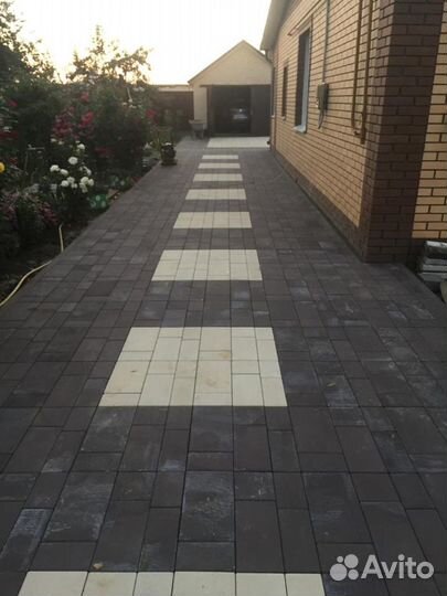 Укладка брусчатки