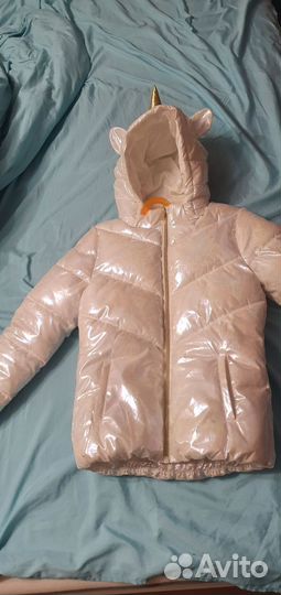 Куртка теплая р. 134, 8-9 лет