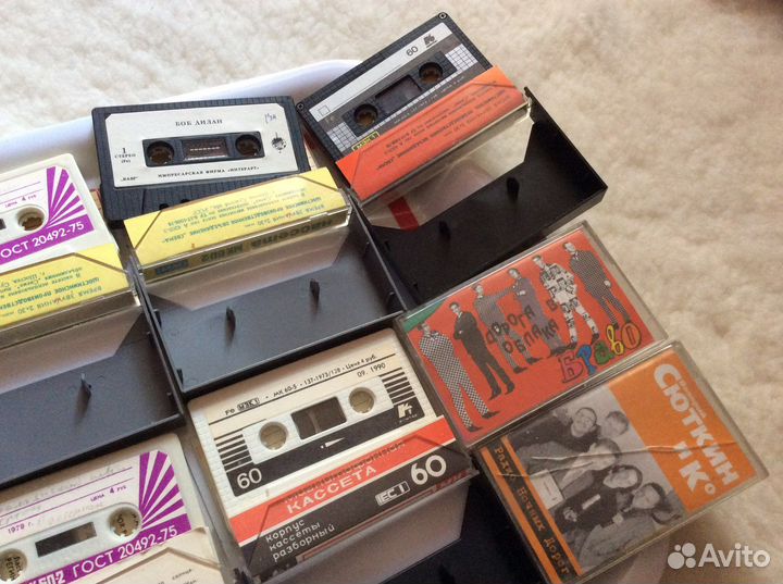 Аудио кассеты времен СССР