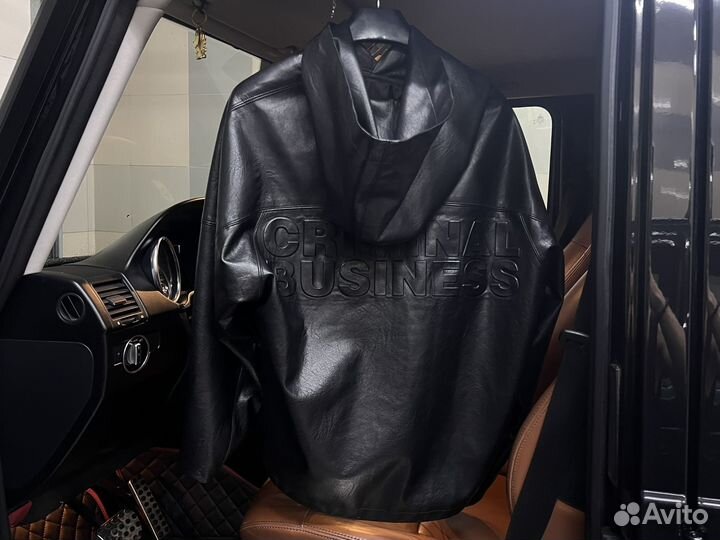 Viceseason undercover leather hoodie