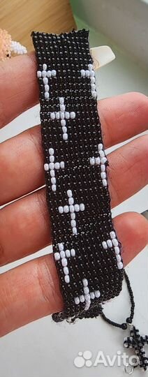 Браслет и колье из бисера
