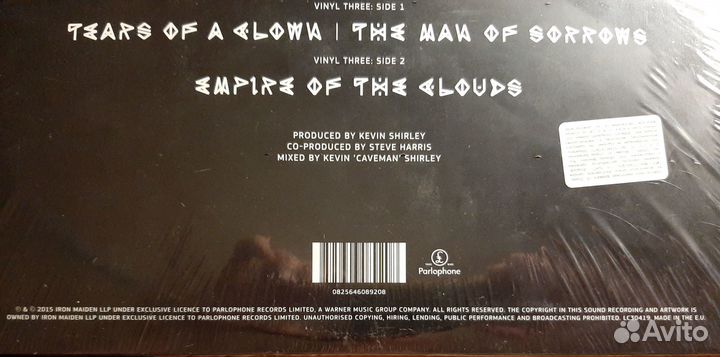 Iron Maiden /THE book OF souls /2015 parlophone /E