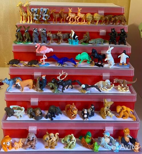 Киндер животные из разных серий