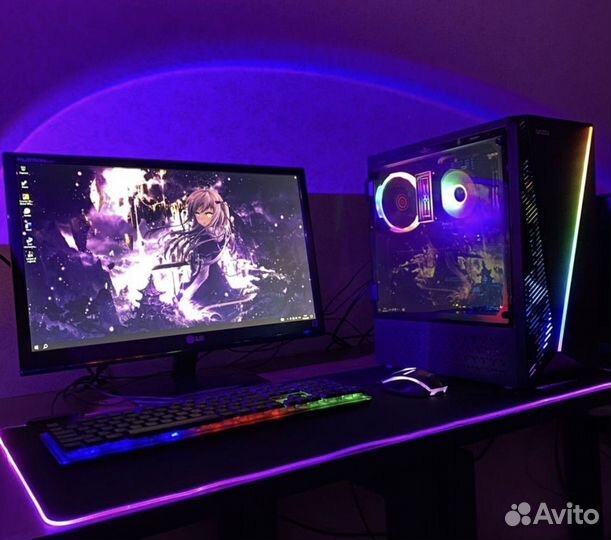 Ультрамощнпк ryzen5 3500/3060ti/16Gb/ssd500/H1Тб