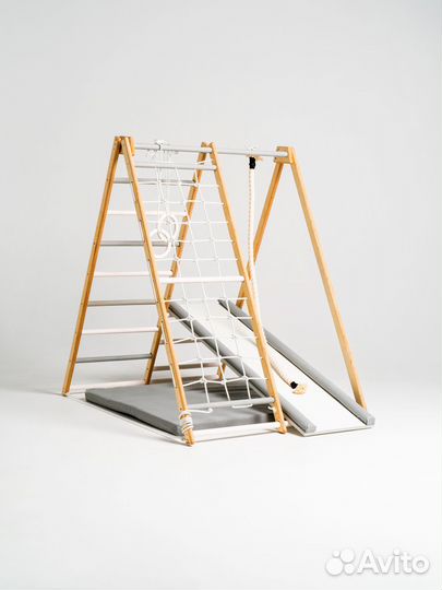 Детский спортивный комплекс деревянный