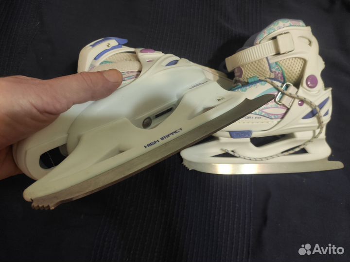 Коньки детские раздвижные nordway 26-31