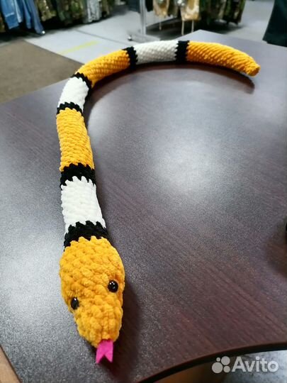 Змея Аспидус ручная работа, символ 2025 года